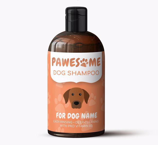 Personalised Dog Shampoo 'Pawesome' for {dogsName}